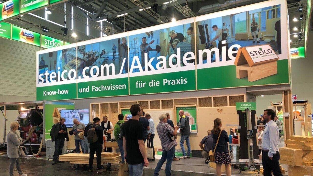 STEICO will be showing an excerpt from its in-house training programme at the activity area at DACH+HOLZ International 2024. Copyright steico.com