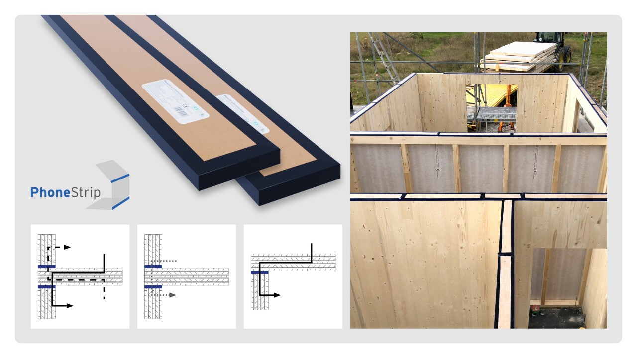 PhoneStrip - lastabtragende Entkopplungsstreifen für den Holz- und Massivbau